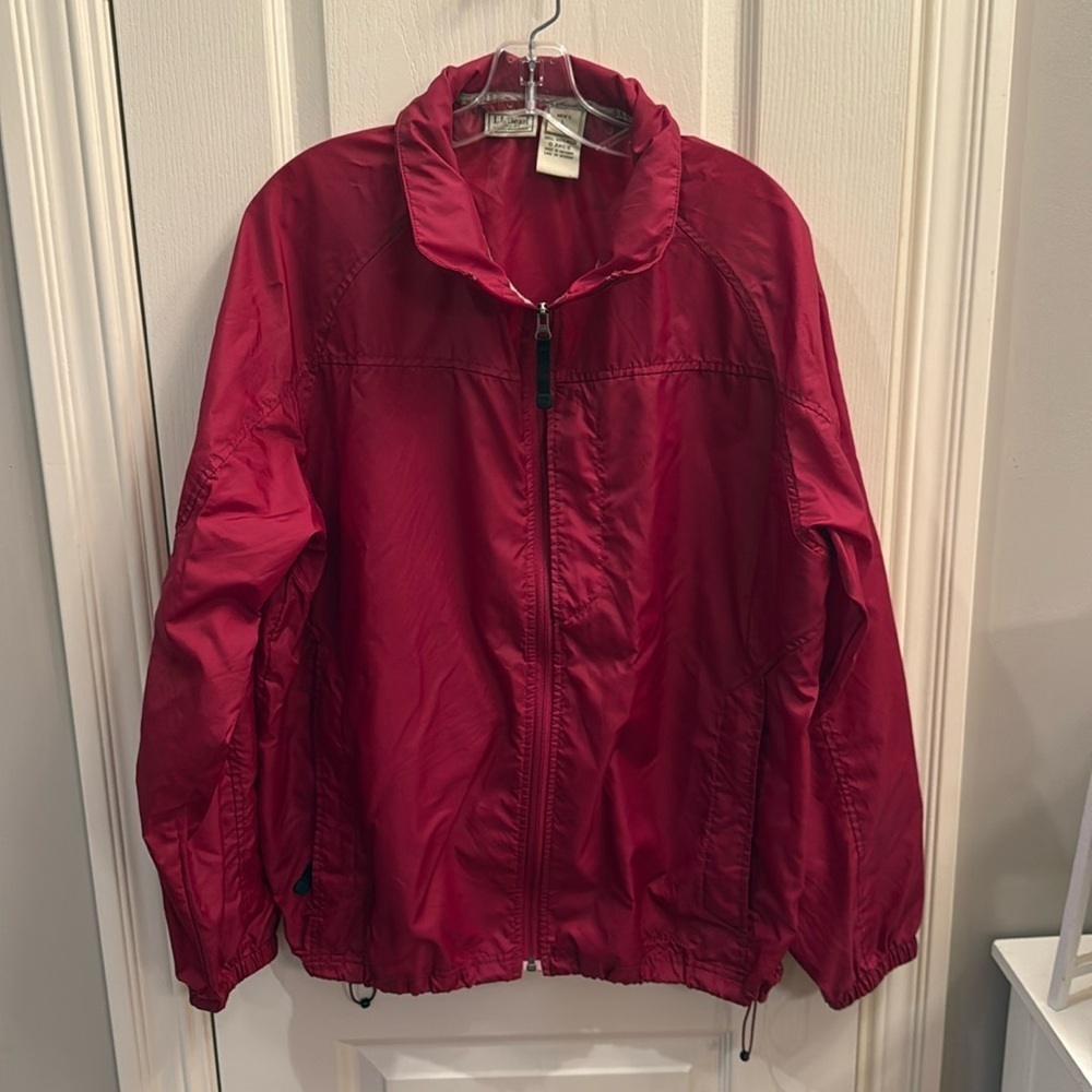 LL BEAN Windbreaker Jacket Mens Large